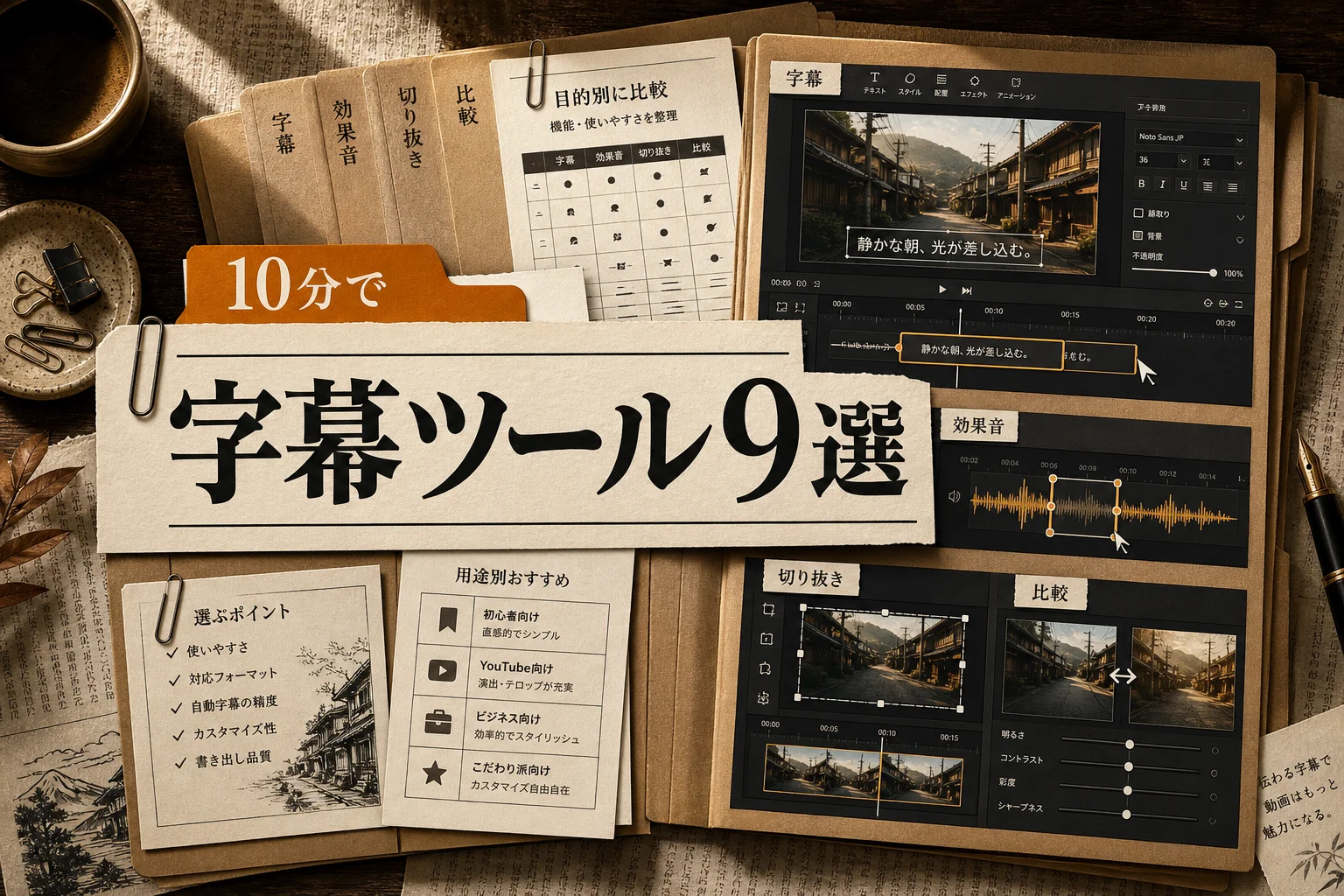 Submagic 代替ツール9選｜無料・日本語対応・オープンソースまで比較 (2026年版)