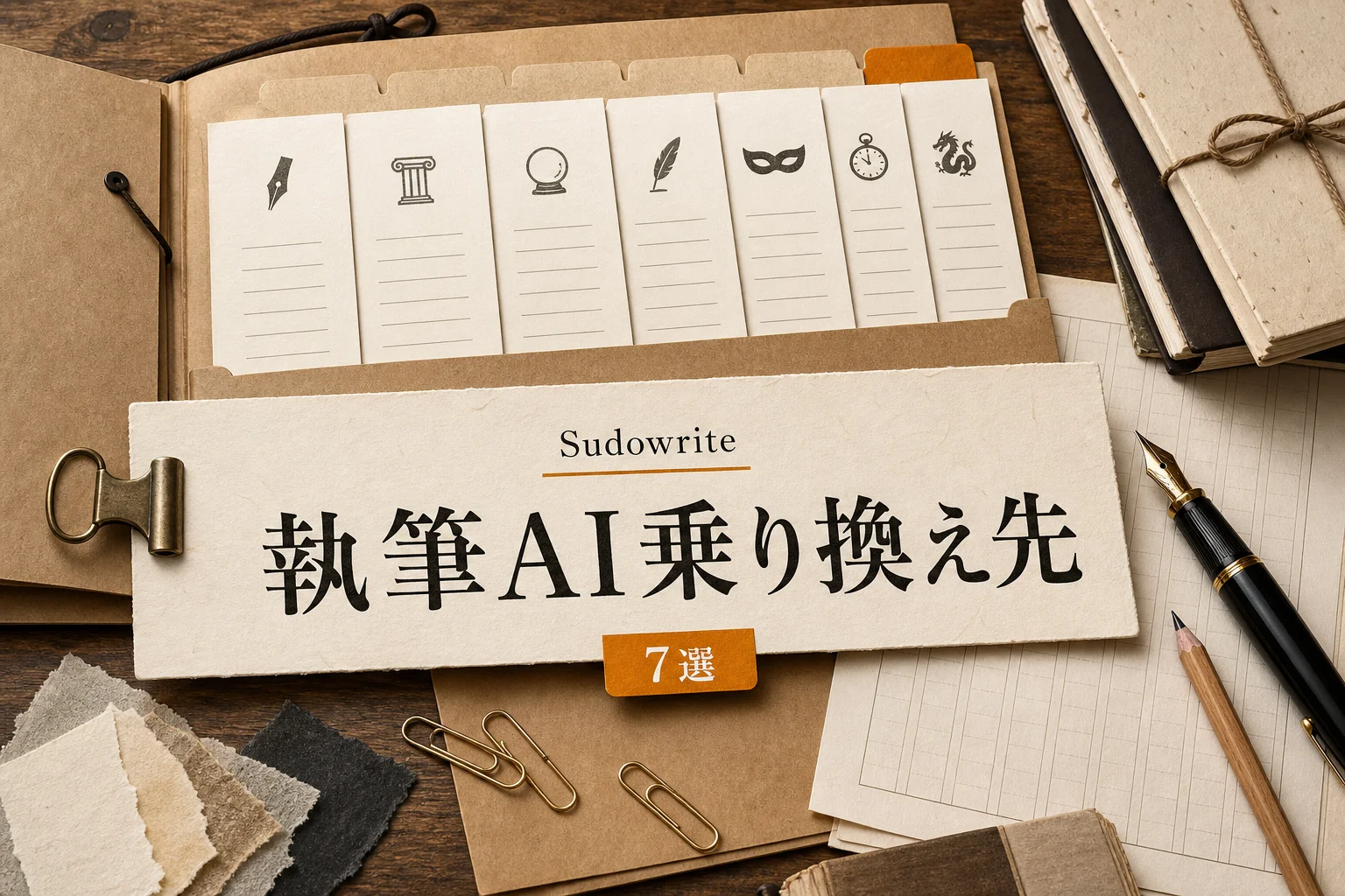 Sudowrite 代替7選、無料・日本語・OSSで選ぶ執筆AI (2026年版)