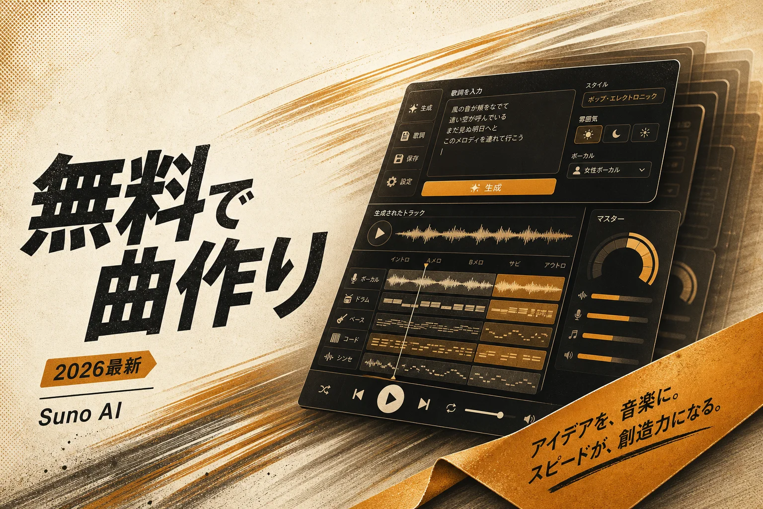 Suno AIの料金と使い方まとめ 無料でどこまで作れるか (2026年版)