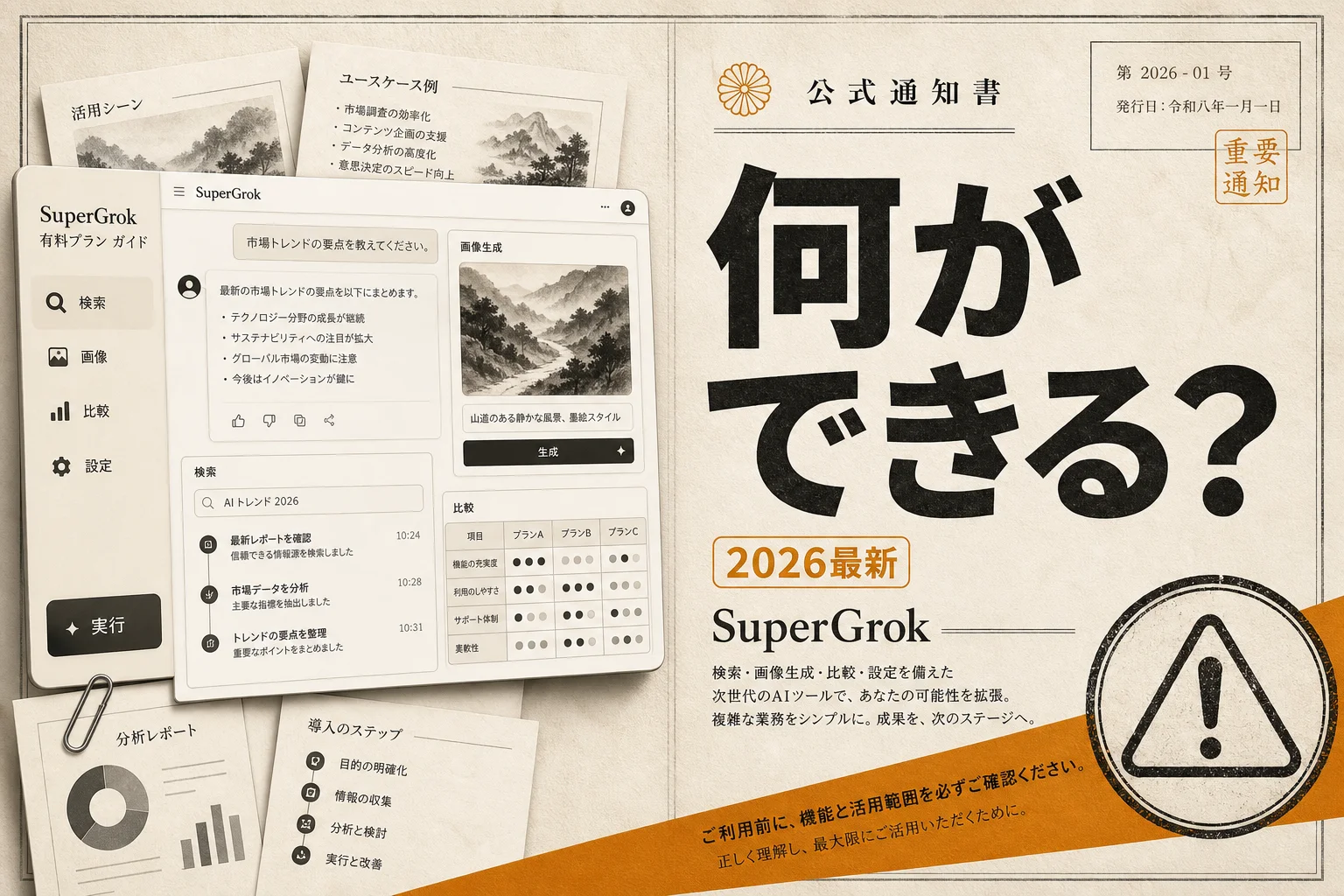 SuperGrokとは？料金・無料版との違い・使い方を整理 (2026年版)