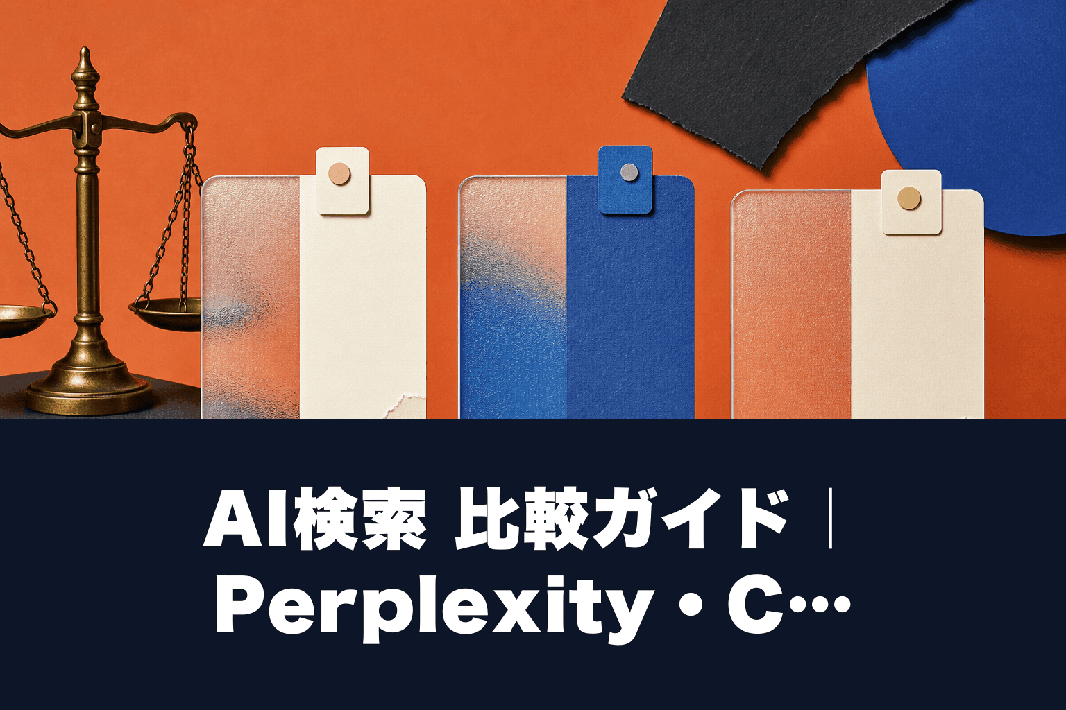 【2026年最新】AI検索 比較ガイド｜Perplexity・ChatGPT Search・Geminiの実力差