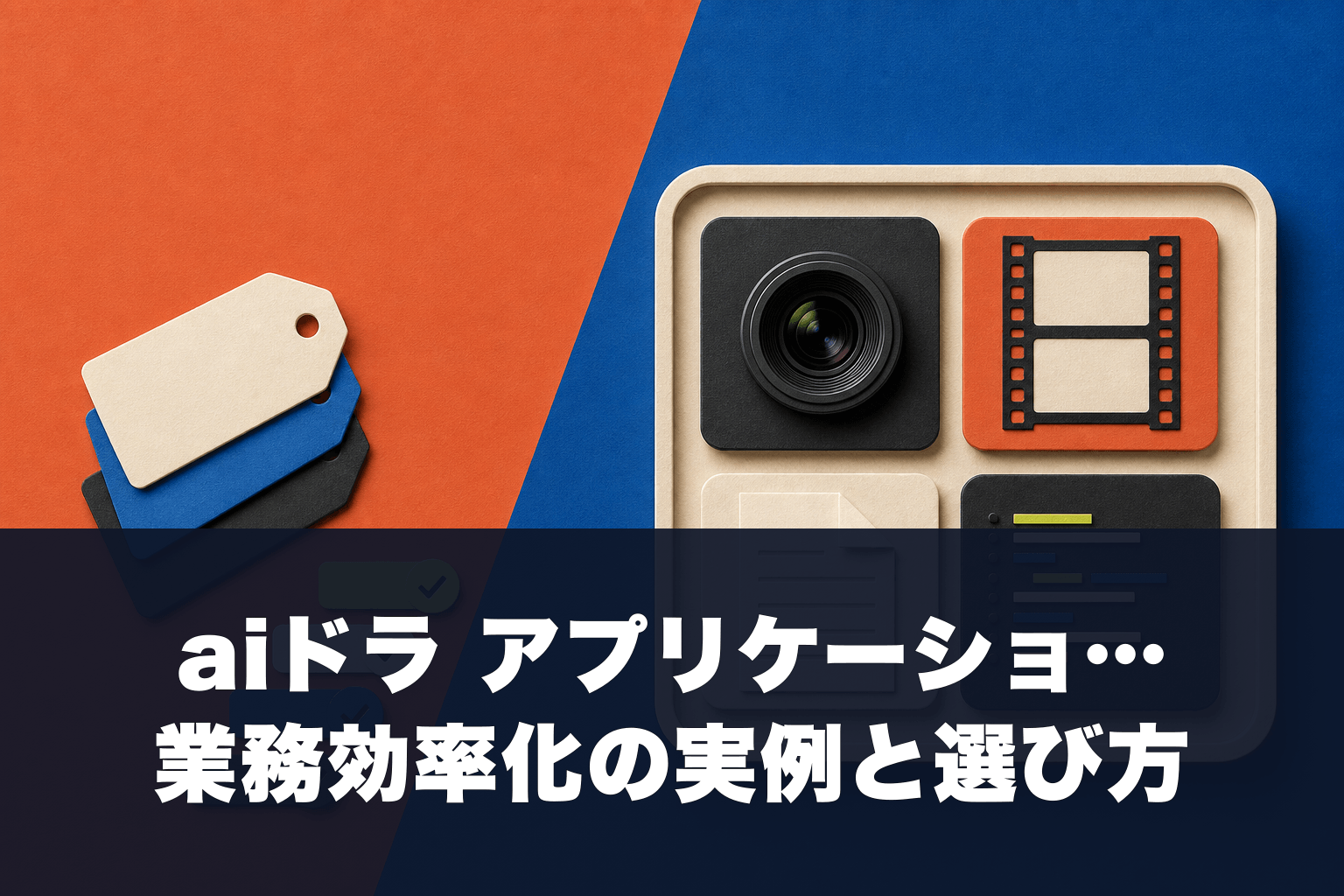 【2026年最新】aiドラ アプリケーション活用ガイド｜業務効率化の実例と選び方