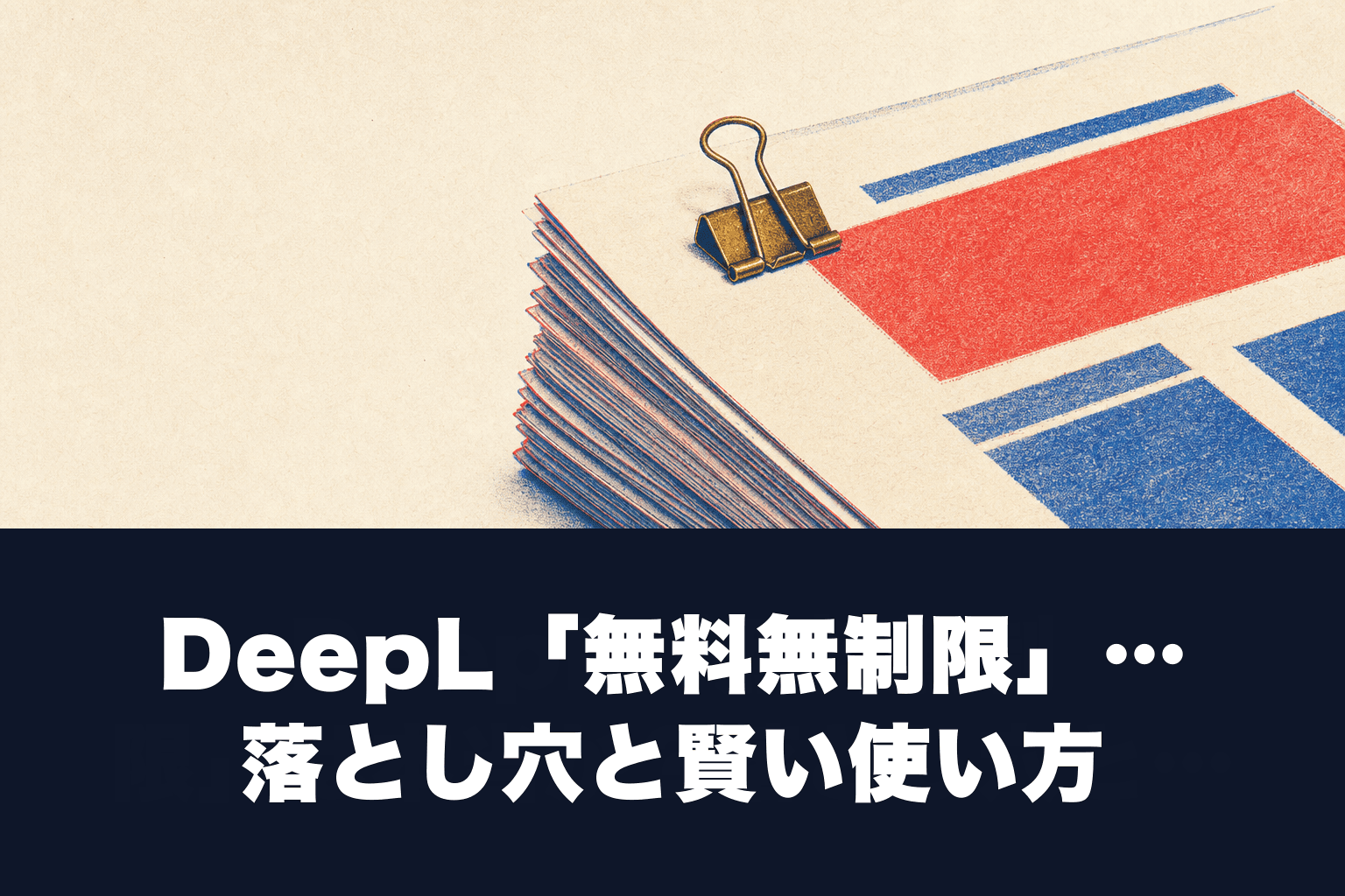 【2026年最新】DeepL「無料無制限」は本当か？落とし穴と賢い使い方