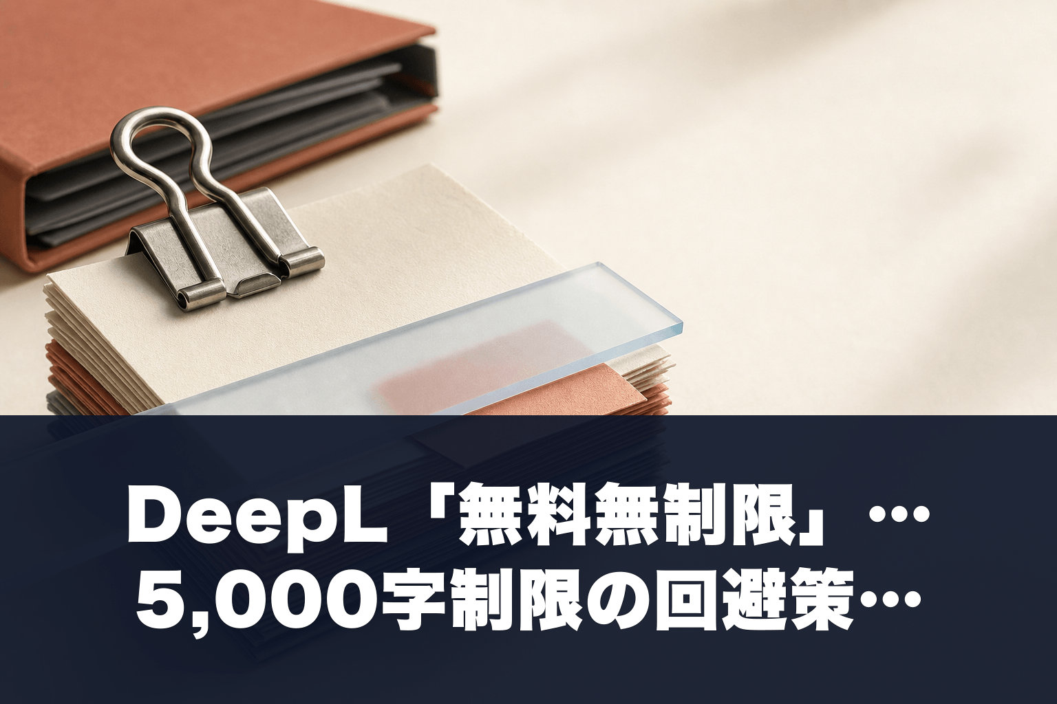 【2026年最新】DeepL「無料無制限」の真実｜5,000字制限の回避策と実用ライン