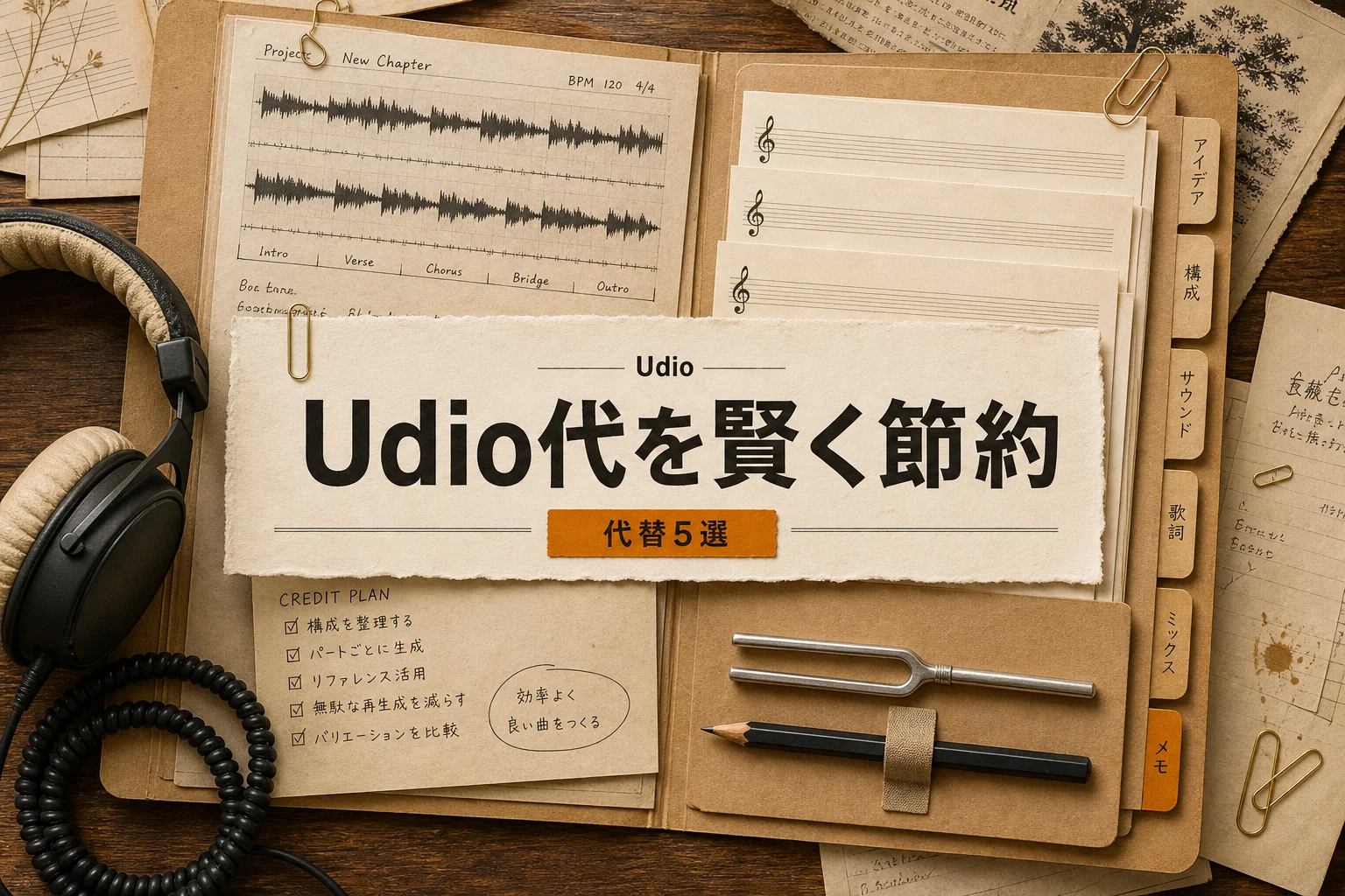 Udioの料金が高いと感じたら試す節約術と代替5選 (2026年版)