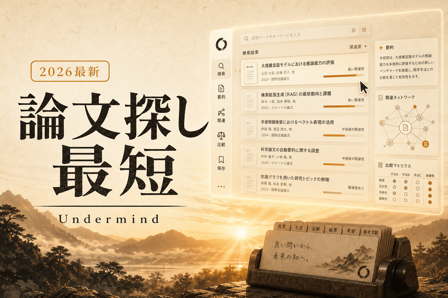 Undermind AIとは？論文検索の使い方と料金 (2026年版)