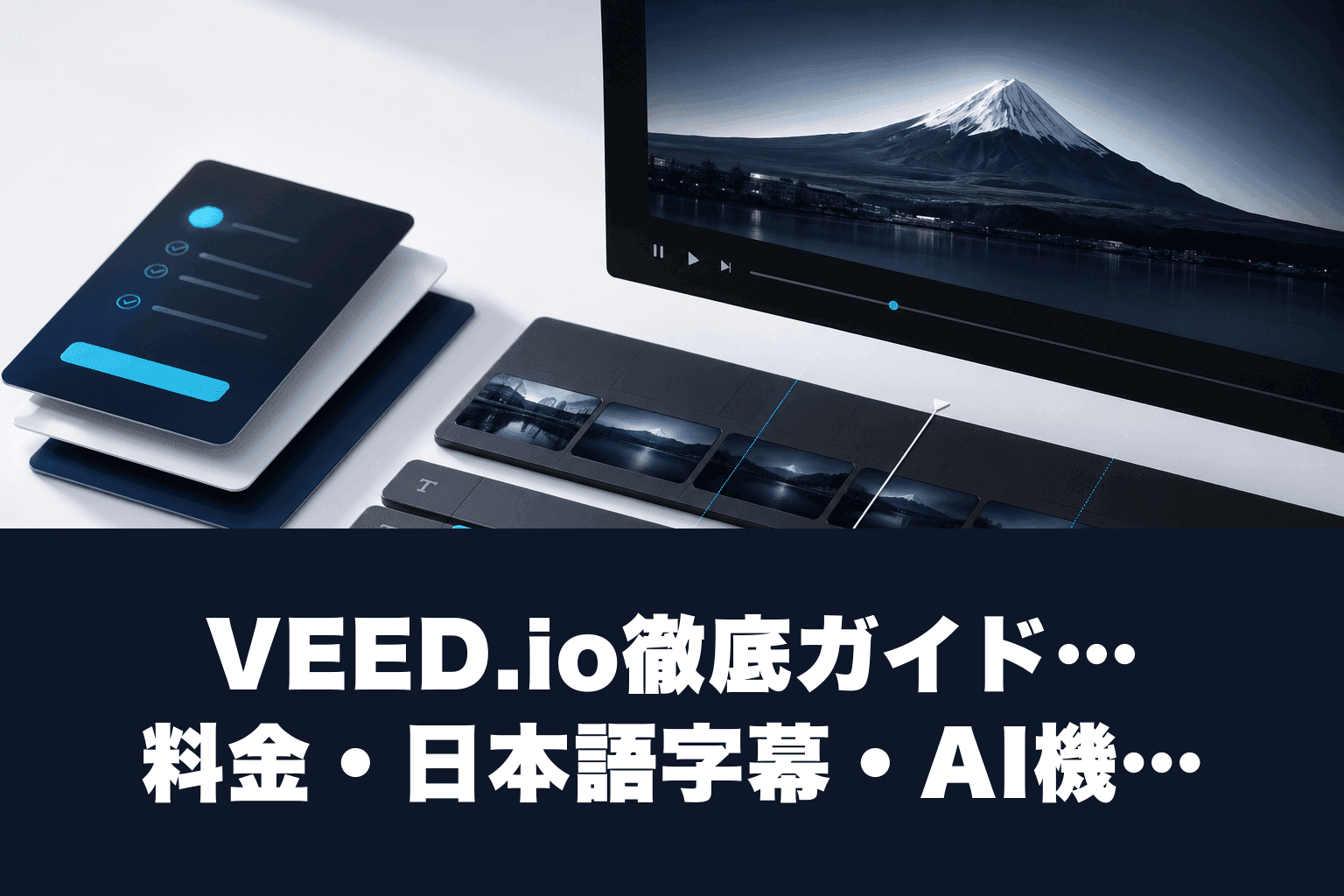 【2026年最新】VEED.io徹底ガイド｜料金・日本語字幕・AI機能の実力を検証