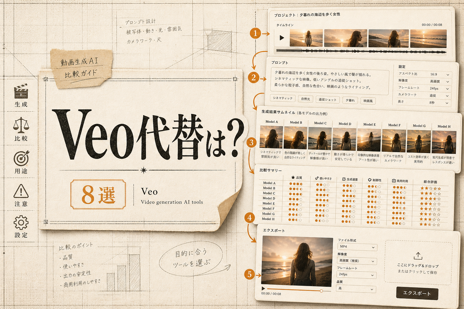 Veo 代替おすすめ8選｜無料・日本語・オープンソースで選ぶ動画生成AI(2026年版)