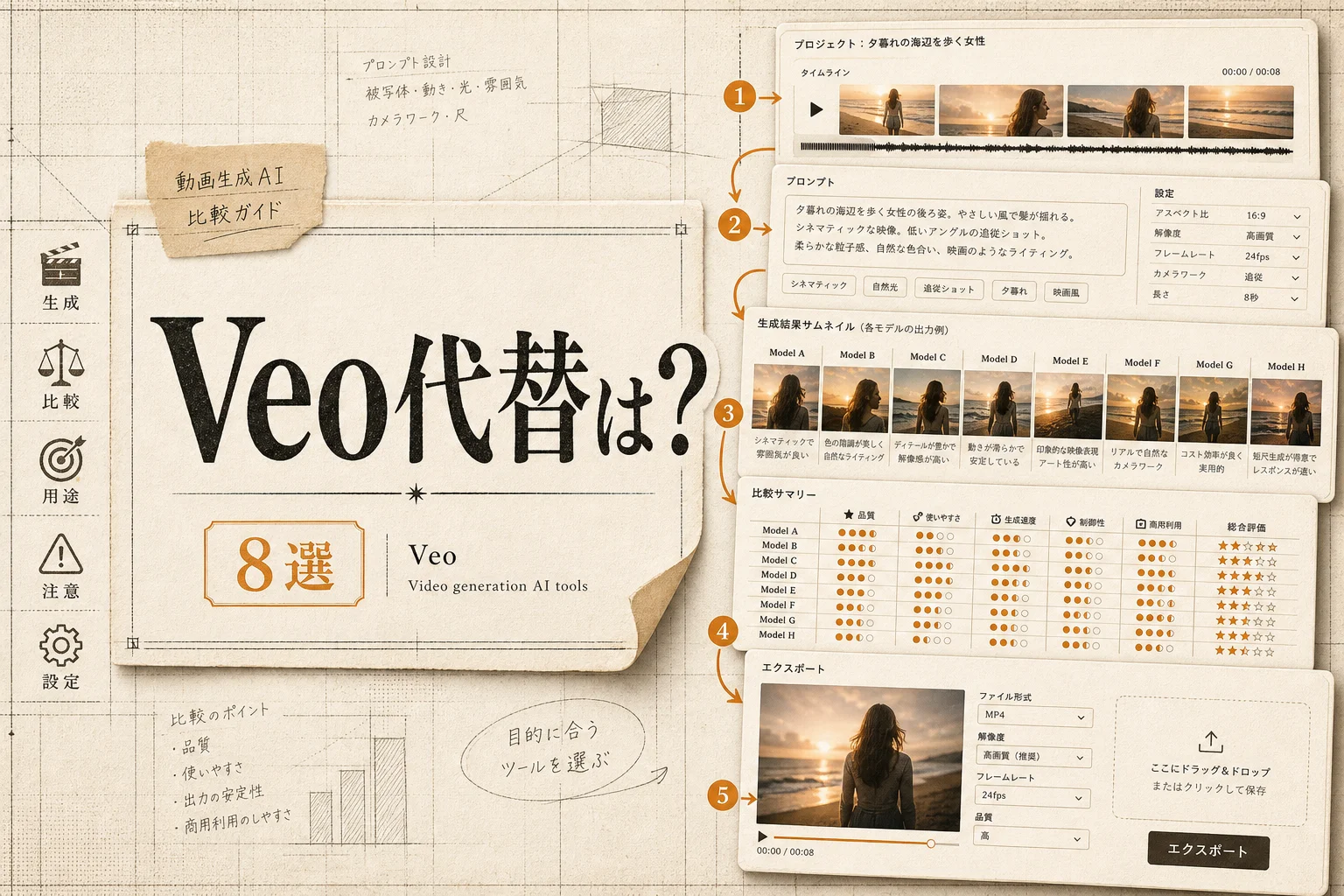 Veo 代替おすすめ8選｜無料・日本語・オープンソースで選ぶ動画生成AI(2026年版)