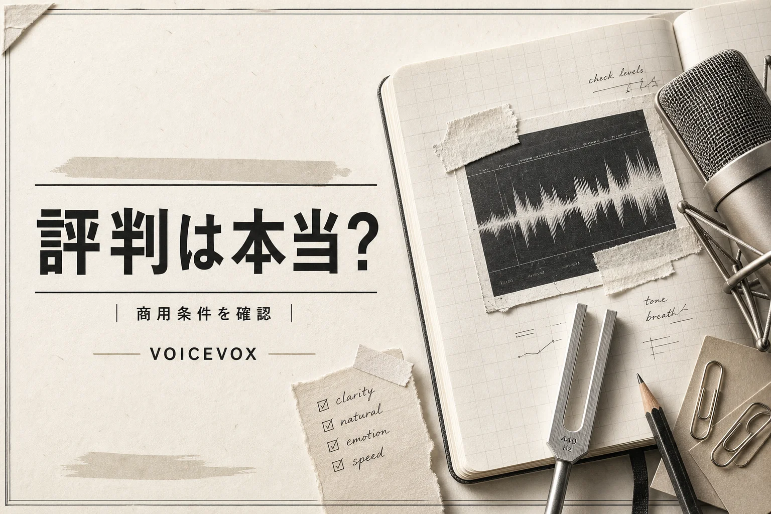 VOICEVOX 評判は本当？無料の実力と商用利用の注意点を検証 (2026年版)