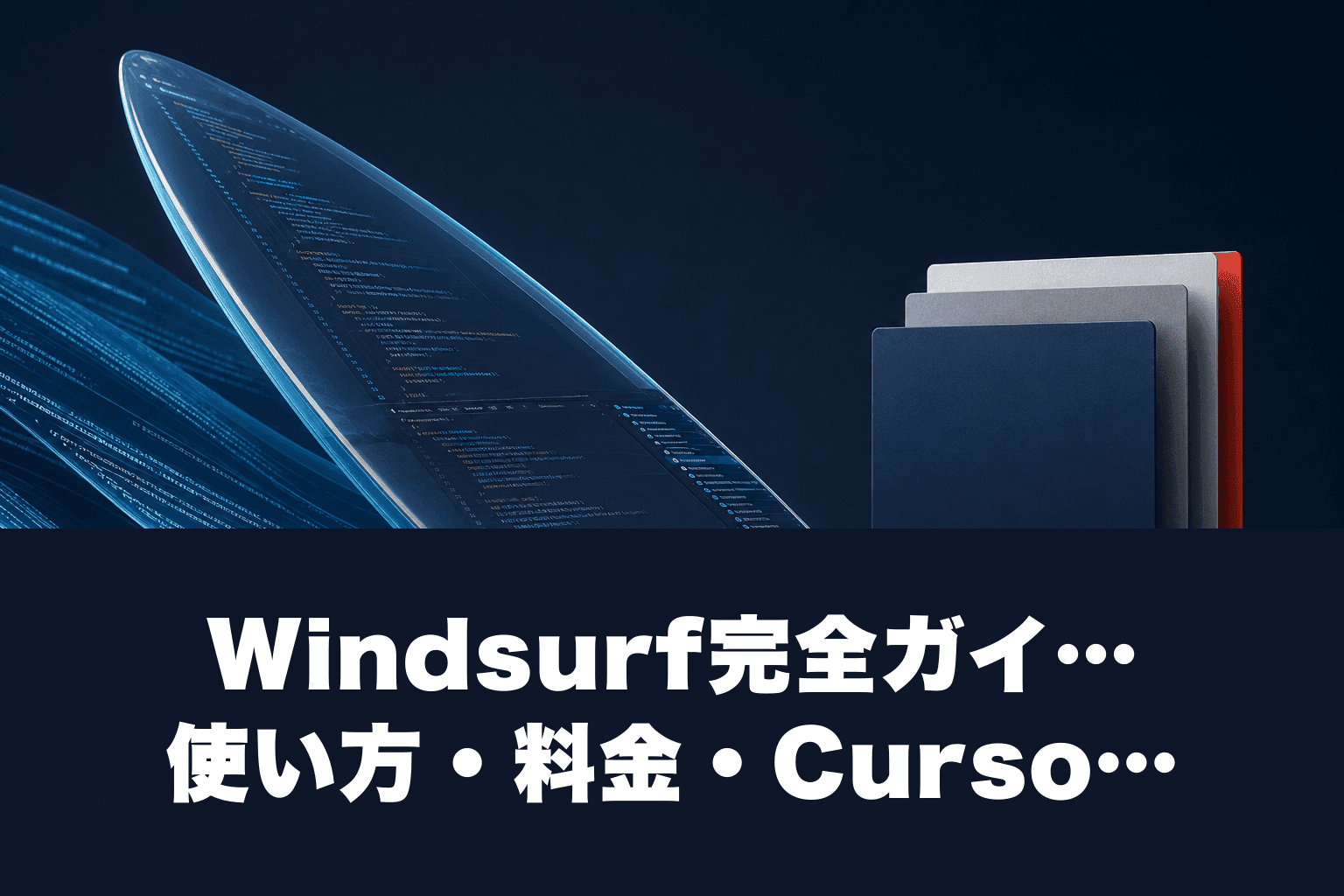 【2026年最新】Windsurf完全ガイド｜使い方・料金・Cursorとの違いを徹底解説