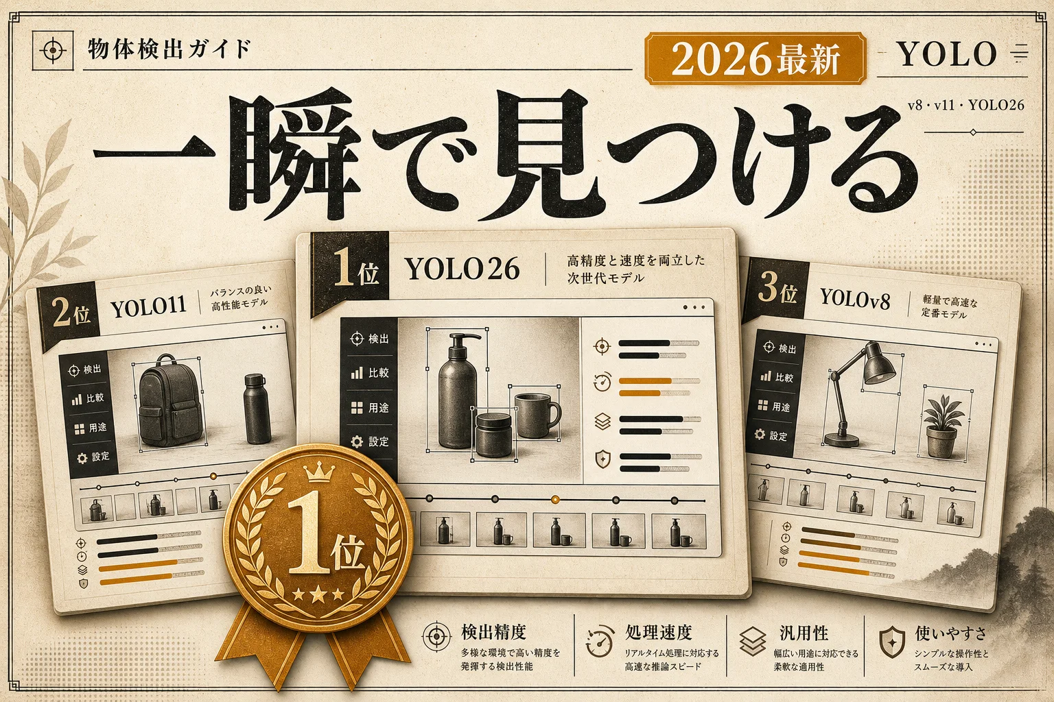 YOLOとは？物体検出モデルの仕組みと選び方を最新版で解説（2026年版）