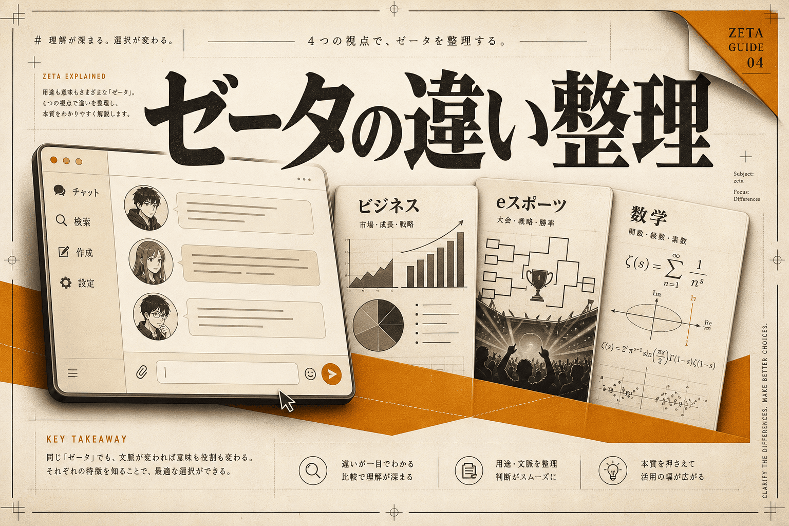 ゼータとは？AIチャット・Zeta Global・ZETA DIVISIONの違いと使い分け (2026年版)