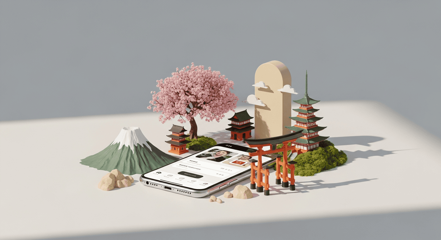 AVA Travelを使ってAIで旅行計画を立てるイメージ