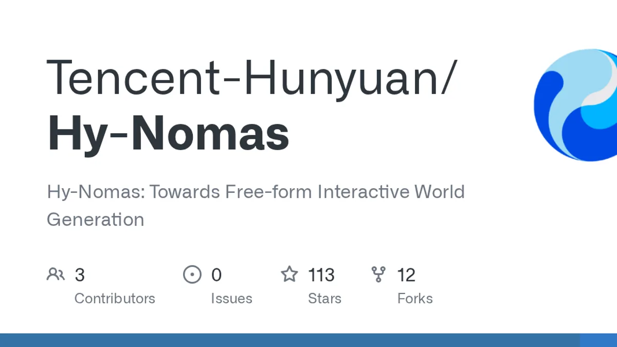 Hugging Face、対話型動画モデル「Hy-Nomas」を公開 8ステップの高速推論に対応