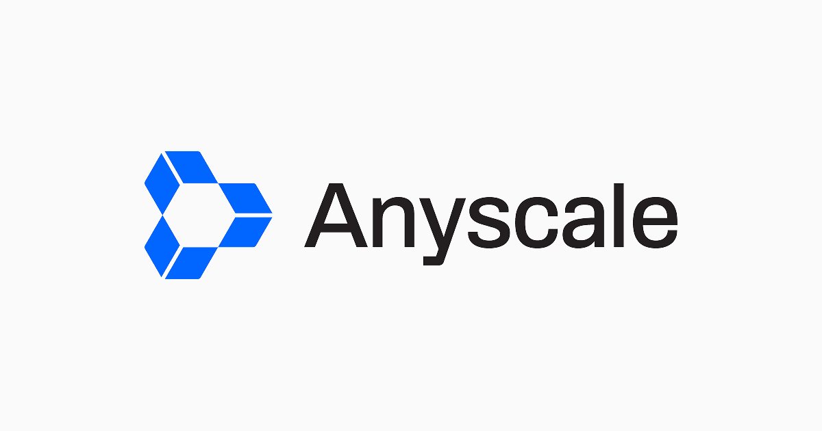 Anyscaleの公式トップページ