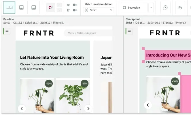 Applitoolsの公式サイトプレビュー