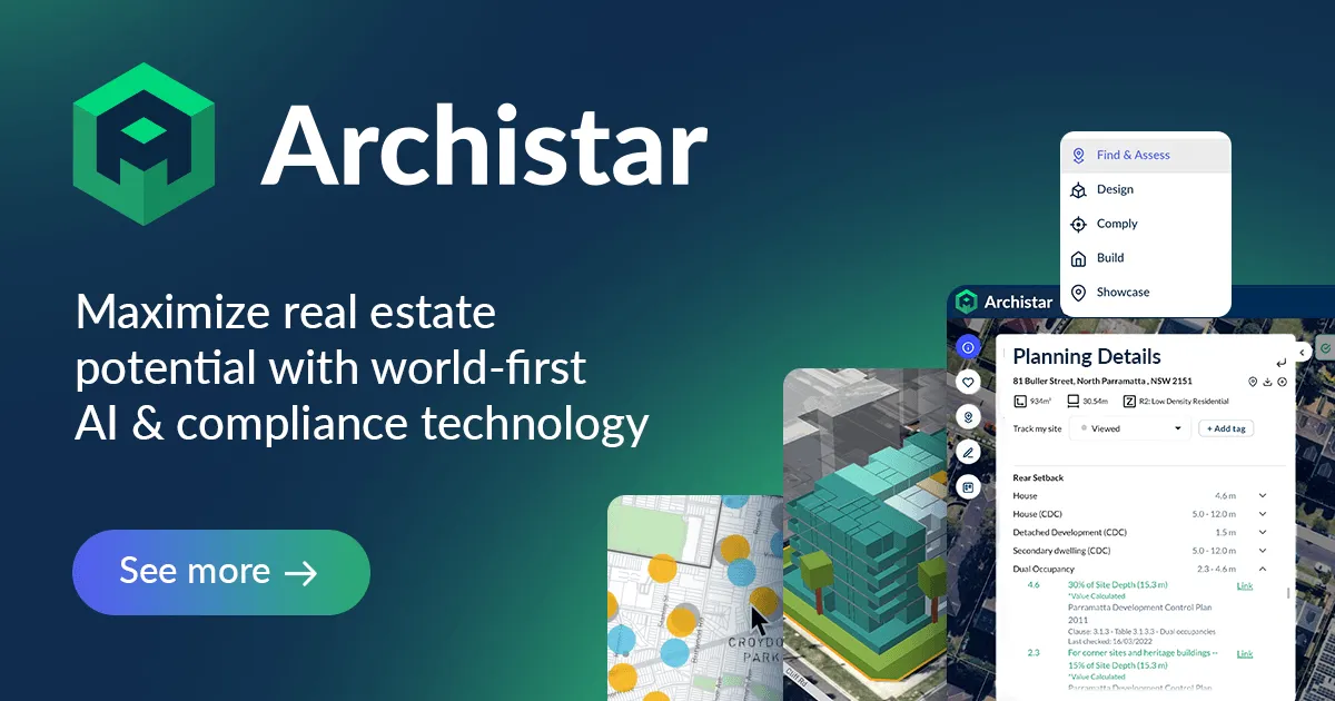 Archistarの公式サイトプレビュー