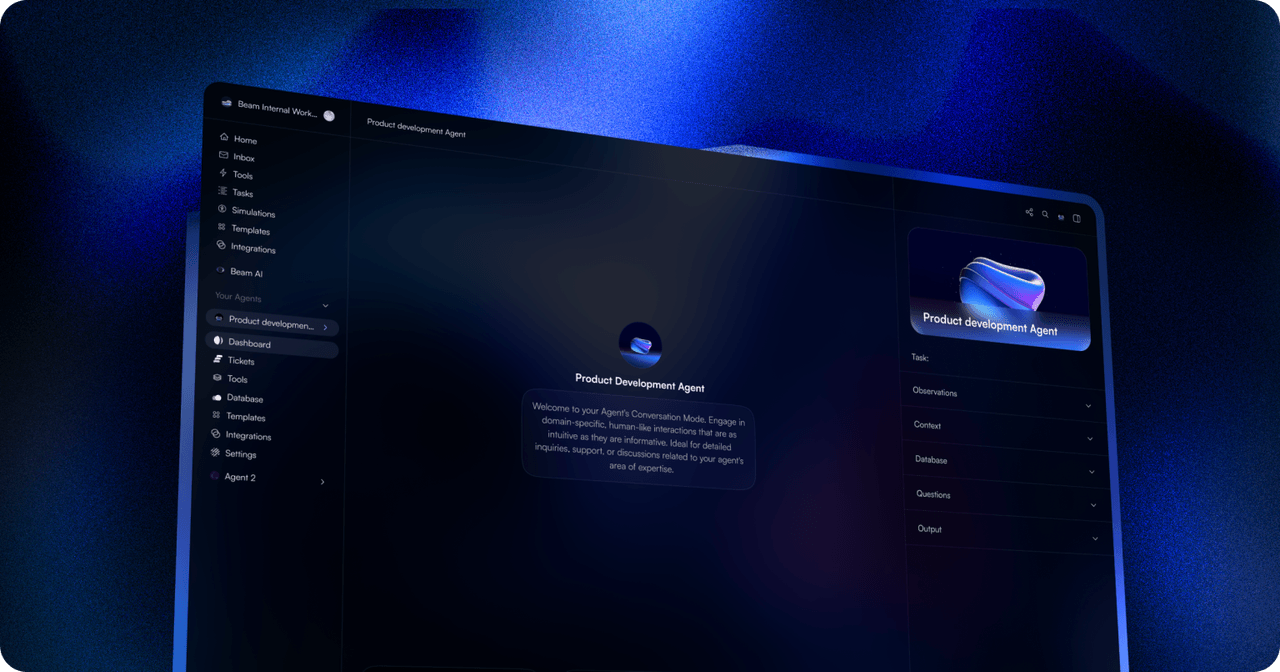 Beam AIの公式トップページ