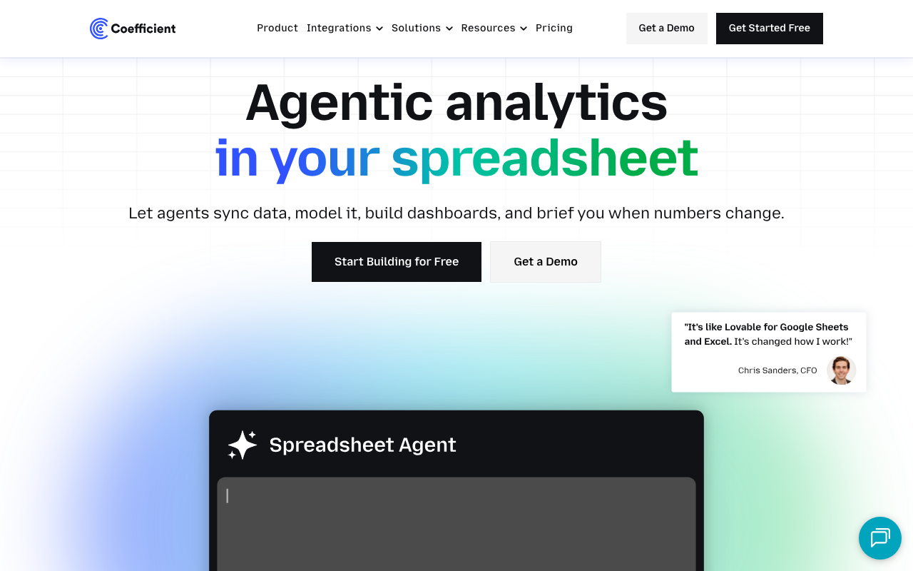 Coefficientの公式トップページ