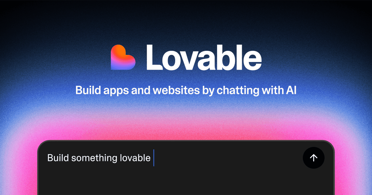 Lovableの公式トップページ