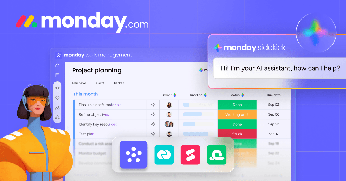 Monday.com AIの公式トップページ