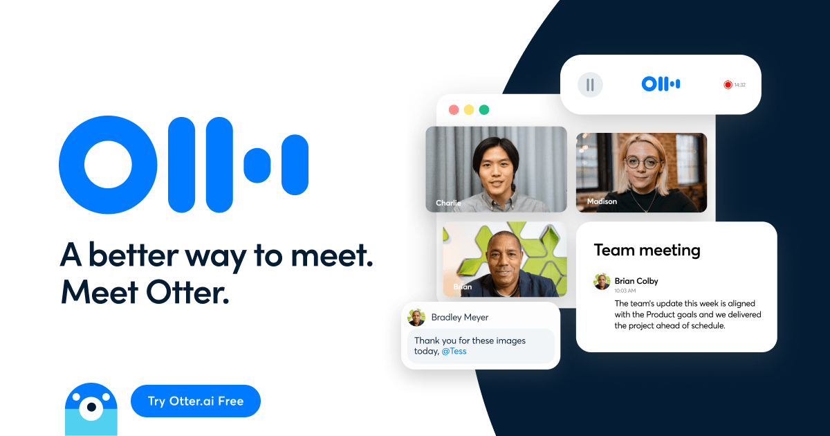 Otter.ai for Educationの公式トップページ