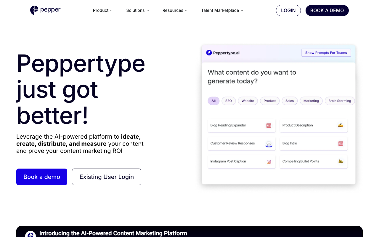 Peppertypeの公式トップページ